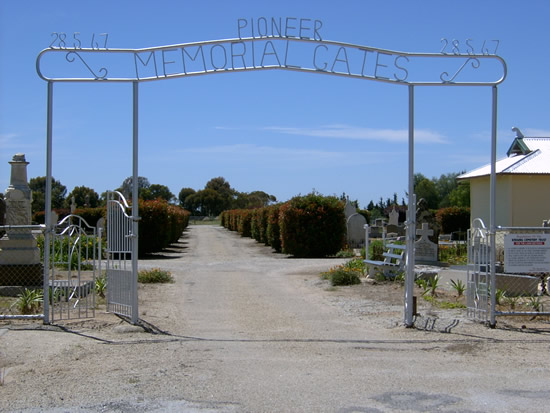 cemetery memorial gates