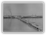 Paddle Steamers Ozone and Hygeia berthed at the Sorrento Pier, circa 1890.