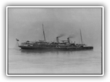 Paddle Steamer Ozone with her original rig