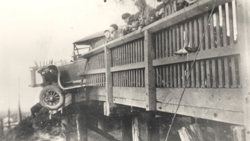Moe Railway overhead bridge, scene of many accidents