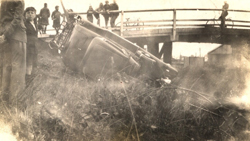 Moe Railway overhead bridge, scene of many accidents