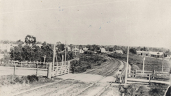 Moe railway crossing undated
