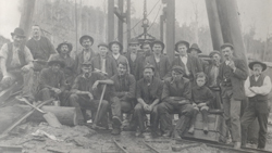 Mine workers Coalville c1900