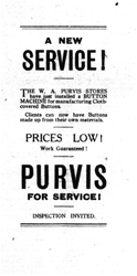 Purvis Stores advertisement