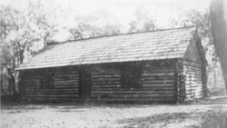 Moe Scouts log cabin project 1938