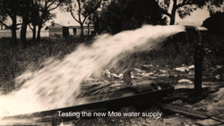 Testing new water supply Moe 1930s