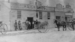 Moe George St - Haigh Brothers blacksmith shop