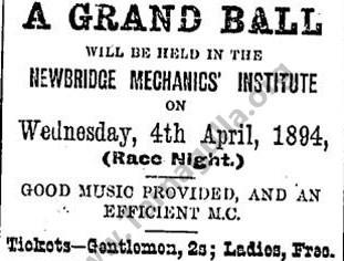 Newbridge Mechanics' Institute Grand Ball