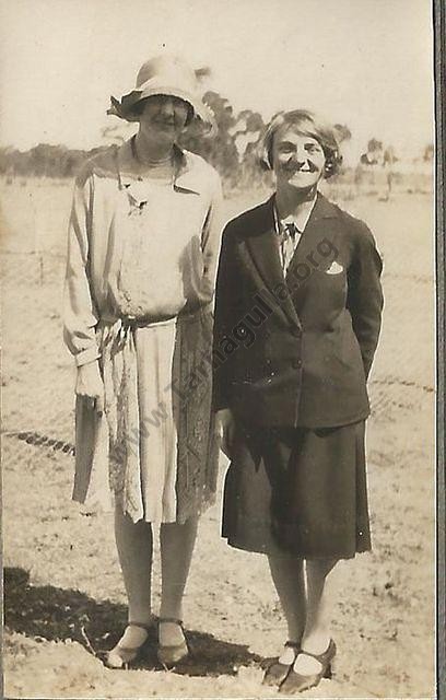 Marie Auiich (left) with Nell Wragg, Tarnagulla c.1926