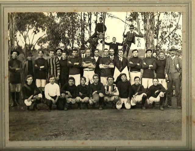 Tarnagulla Football Team 1914 caption next image.From the Win and Les Williams collection