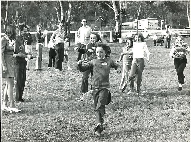 Back-To-School, 1974, Running Race.