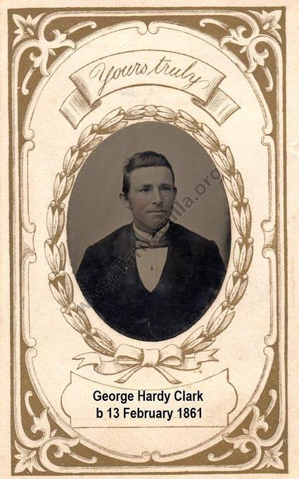 George Hardy Clark - b 13 Feb 1861