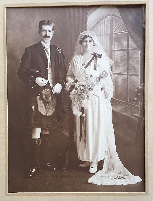 Wedding of J.B. Reid and Elizabeth Allen, 1920.