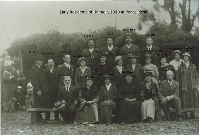 Llanelly Residents 1919