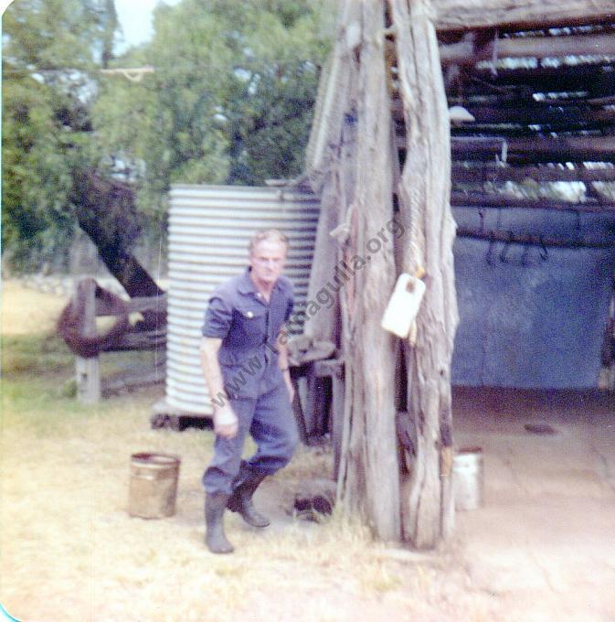Fred Williams at Waanyarra slaughterhouse