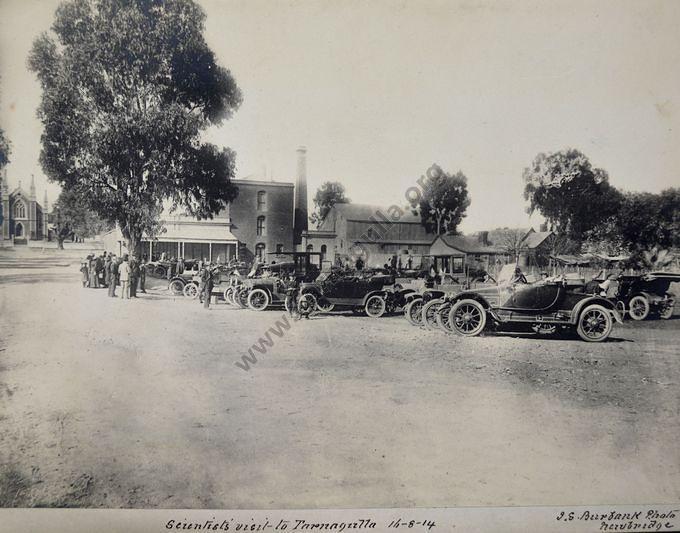 British Scientists visit to Tarnagulla 16 August 1914