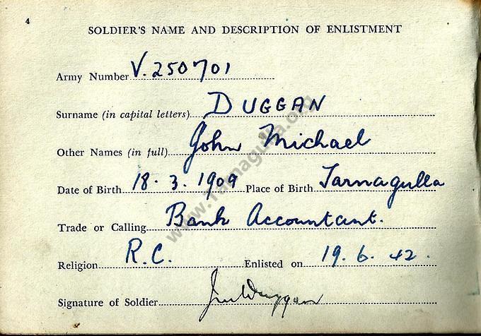 Jack Duggan-Record of Service World War  2 (2)