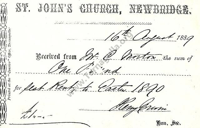 Church Newbridge 1889