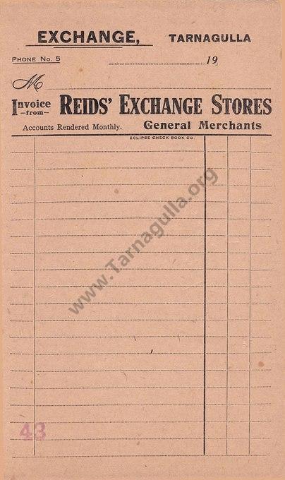 Reid's  Exchange Store
