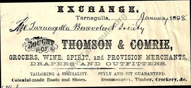 Thomson and Comrie 1898