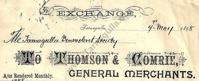 Thomson and Comrie 1898a