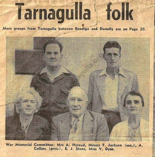Tarnagulla People, 1957.