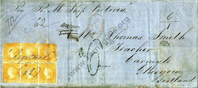 Letter Sandy Creek 1858