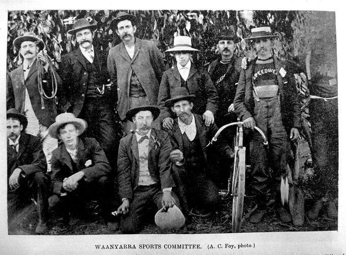 Waanyarra Sports Committee, May 1905