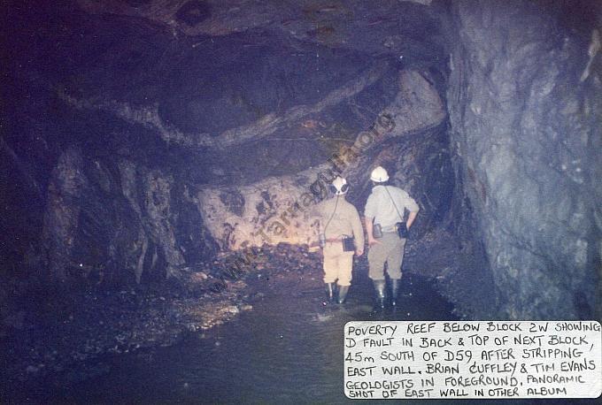 1997 Reef Mining NL Brian Cuffley, Tim Evans. 'D' Flat Fault; Nick O' Time Shoot