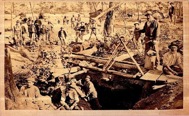 Possum Jacks Prospecting Claim, Possum Hill, 1876.