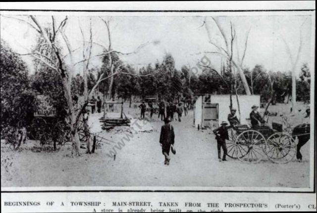 Beginnings of a Township, 1907.