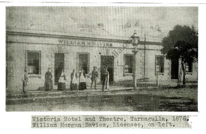 Davies' Victoria Hotel and Theatre, c1870s.
