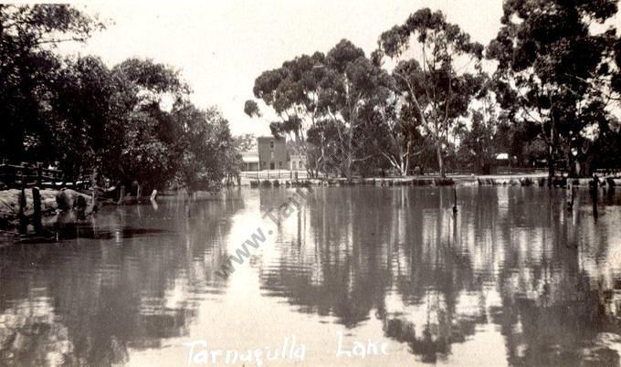 Company's Dam with Flour Mill in the Background ~ 1900.