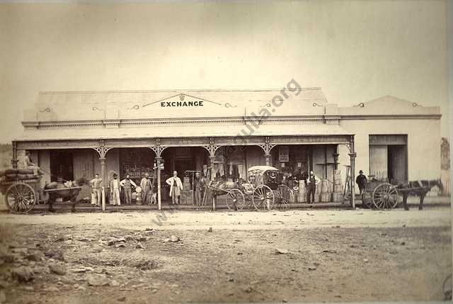 Exchange Store, c.1872.From the Win and Les Williams family collection.