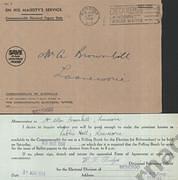 Reservation of Laanecoorie Hall from Commonwealth of Australia for Polling Booth for Federal Election on 29 May 1954