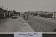 Shelbourne Railway Station, early 1900s.