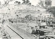 Laanecoorie Weir Construction 1889 -1891