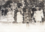 Mary Allen far right, mid 1920's