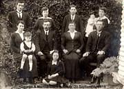 George & Martha Clark with family 20 Sep 1919 (5 children, 1 dl,1 sl, 2 gch)