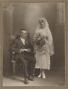 Marriage of Dick Ison and Myrtle Sheldon, 1922