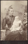 PAGE,Elizabeth (nee Hooks) 1857-1937. Wife of Thomas PAGE.