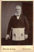Thomas Comrie In Masonic Lodge Regalia c1895