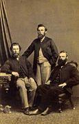 Albert Summers, William Hawkins and John Beynon.c.1865.