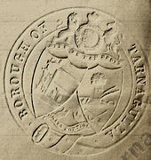 Representation of the Seal of the Borough of Tarnagulla  1910