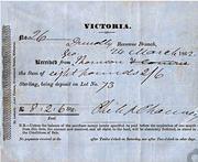 Crown Land Auction receipt for purchase of Lot No. 73 at Waanyarra 24 March 1862