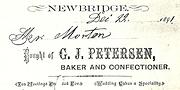 Petersen Newbridge 1891