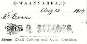 Scholes Waanyarra 1907