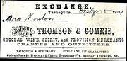 Thomson and Comrie 1901a