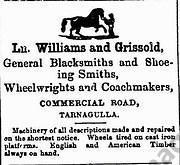 Ln. Williams and Grissold, Blacksmiths, Wheelwrights and Coachmakers 1865