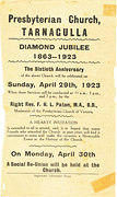 Presbyterian Church Diamond Jubilee 1863-1923